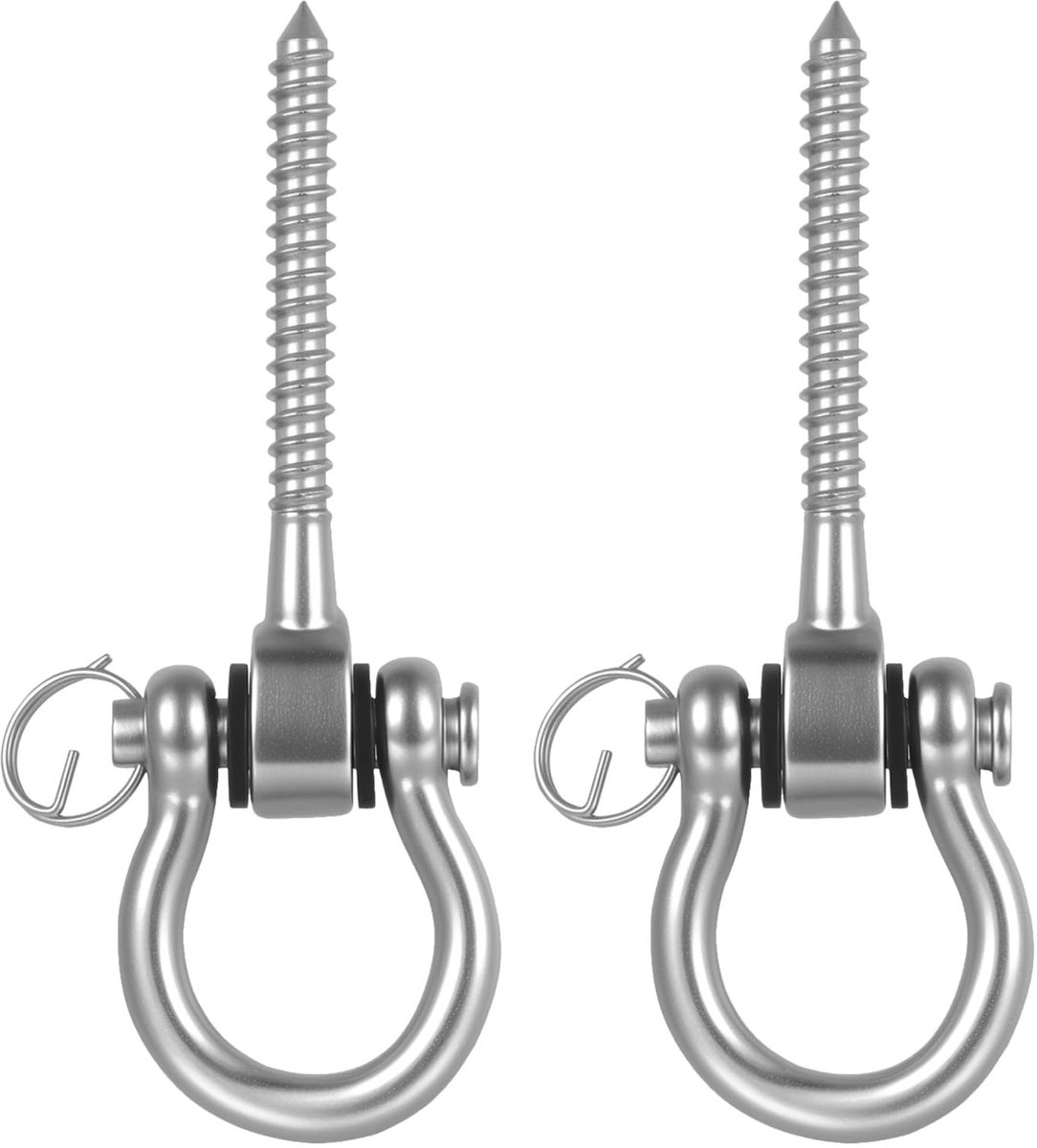 Solidchoice - Set van 2 RVS Swing Haken met Lager voor Hangstoelen