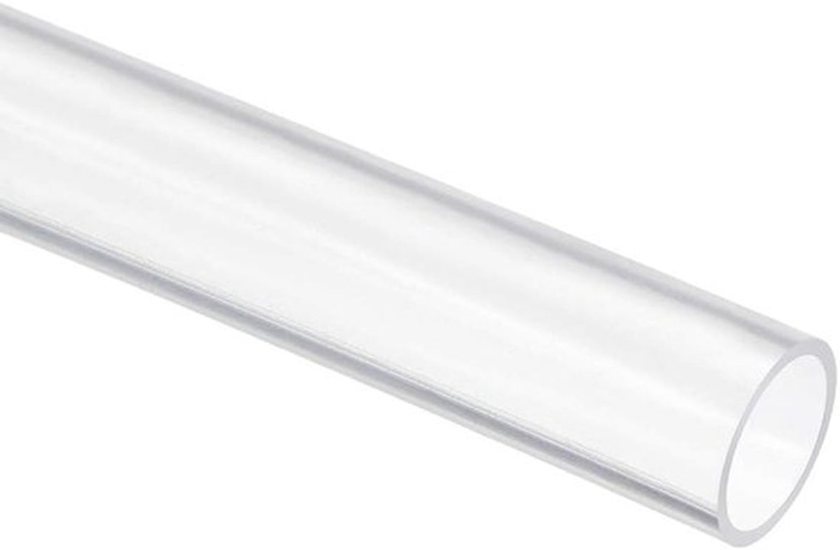 Siliconenbuis 7mm ID x 9mm OD 5m/16.4ft Lengte, Flexibele Siliconen Rubberbuis, Water Lucht Slang, Pijp voor Pompoenoverdracht Helder