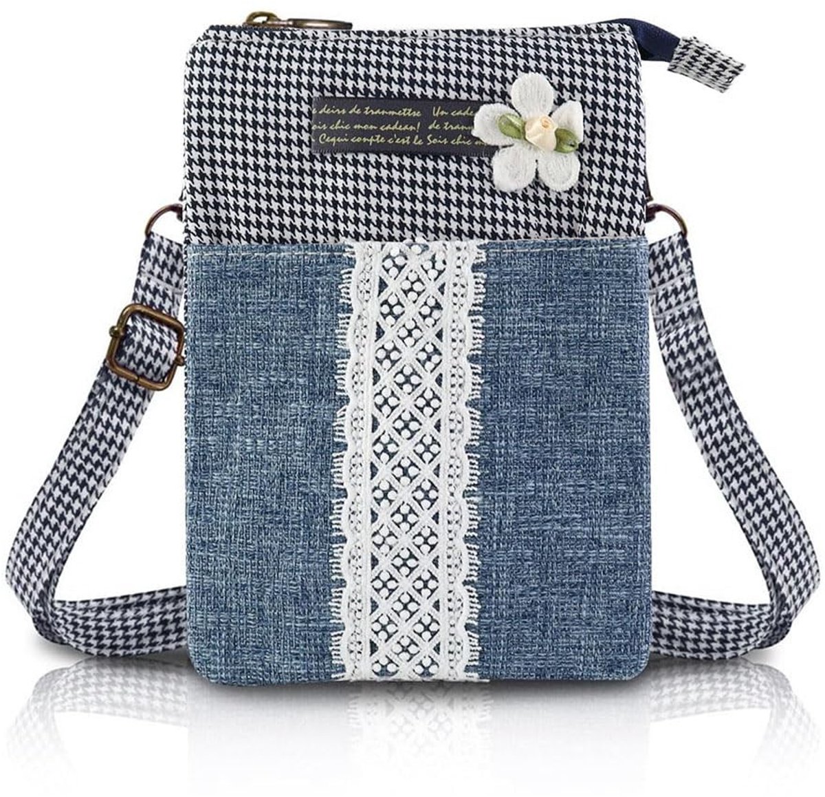 Solidchoice - Verstelbare Crossbody Schoudertas in Bohemian Stijl