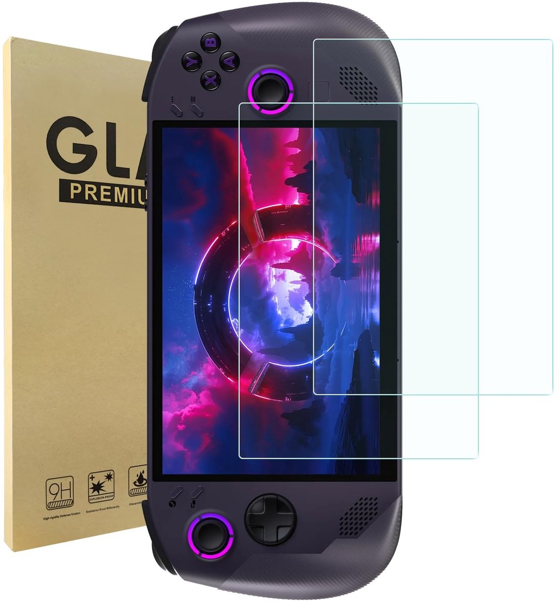 Solidchoice - Set van 2 Gehard Glas Screenprotectors voor 8 Inch Tablets
