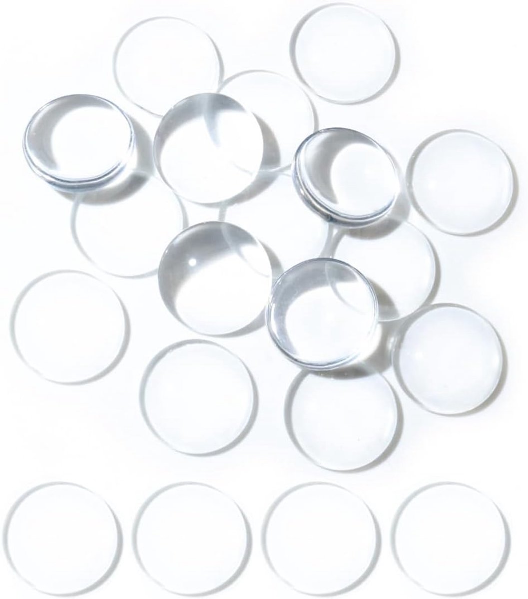 Protectieve buffers 25mm - rubber - transparant - voorkomt glijden - ShopVlot