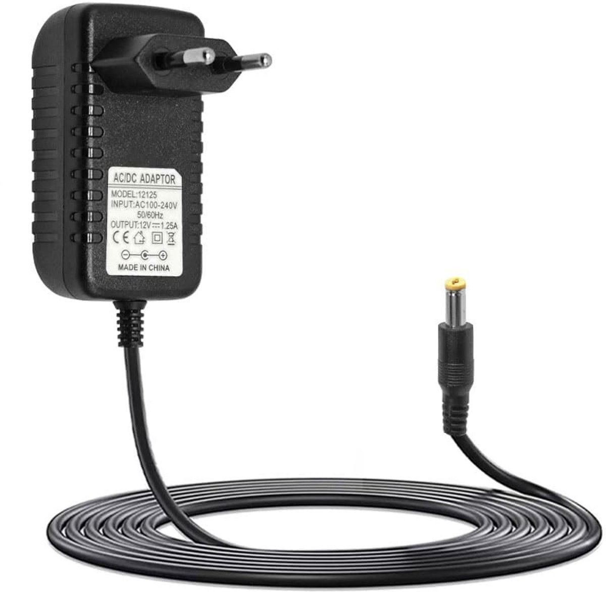 Solidchoice - 15W Oplader voor Echo Dot en Show met 2m Kabel