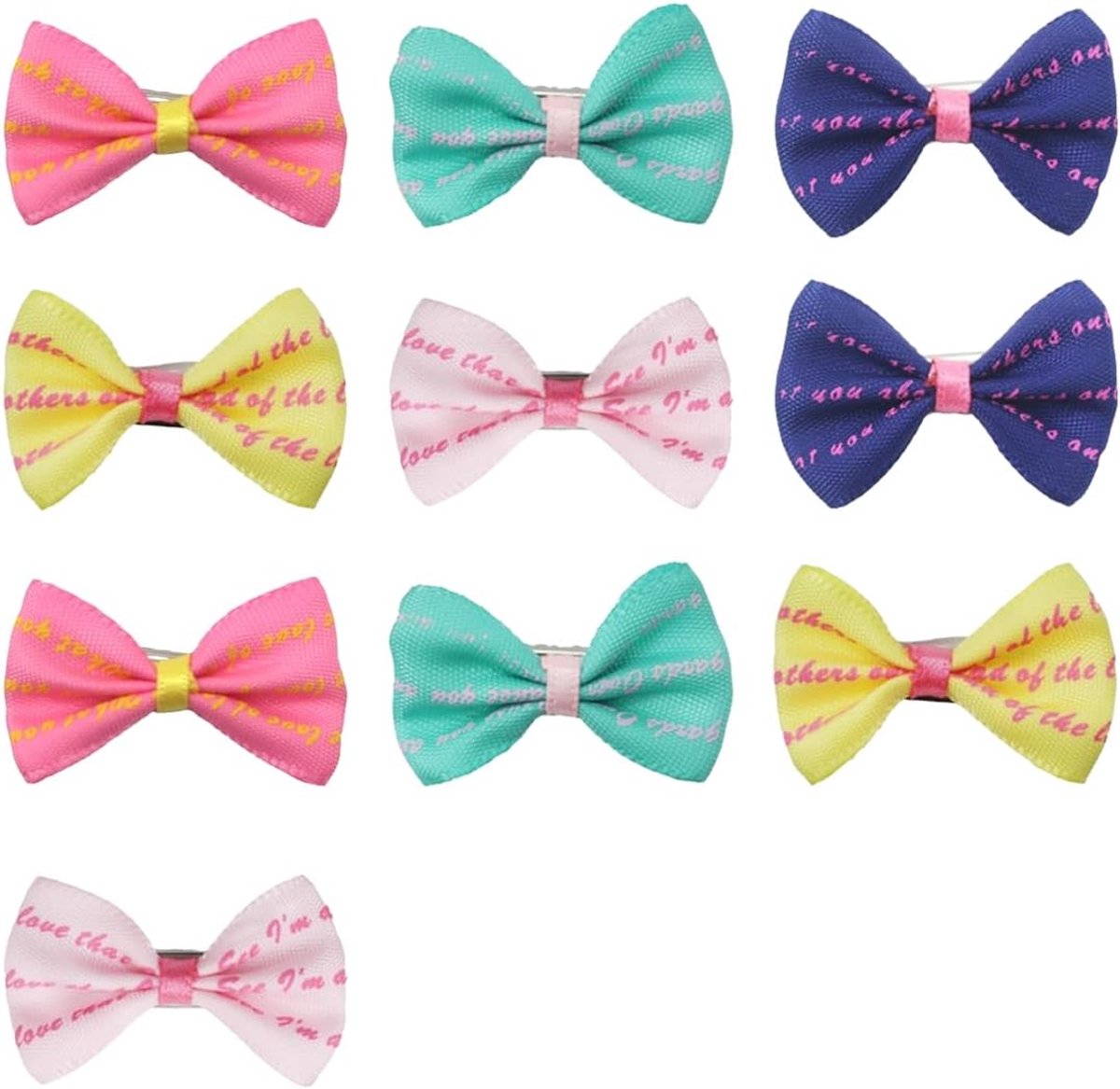Hondenaccessoires hondenstrikken - set van 10 - handgemaakt - ideaal voor festivals - ShopVlot
