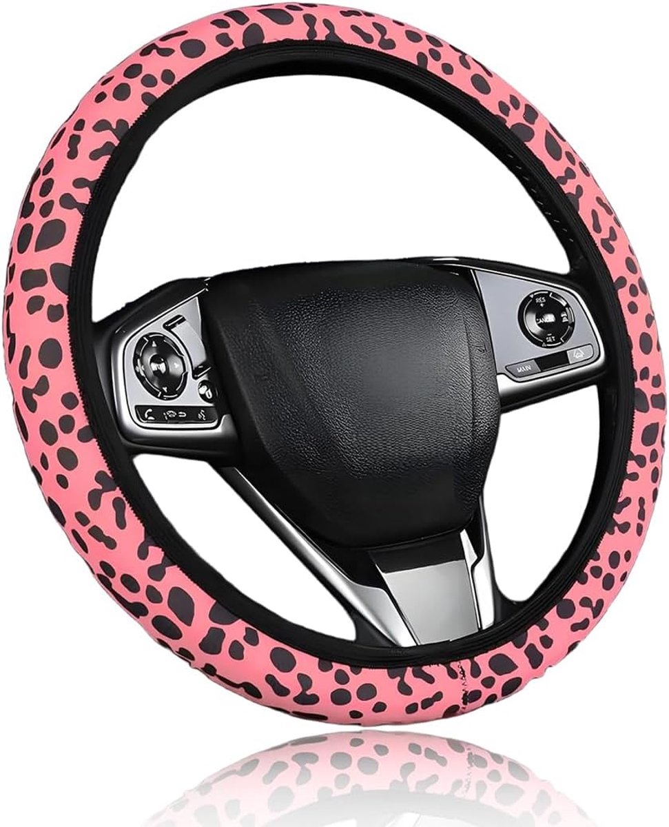 Stuurwielhoes auto - Leopardprint - Voor vrouwen - Beschermt en verfraait - ShopVlot