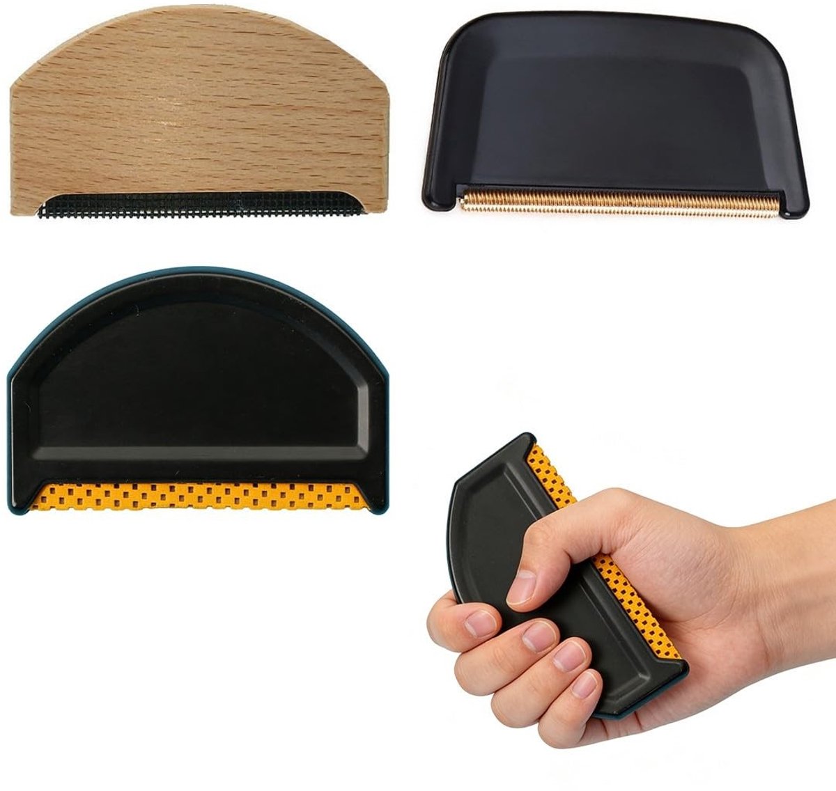 Solidchoice - Set van 3 Pilling Verwijderaars voor Kleding en Gebreide Stoffen
