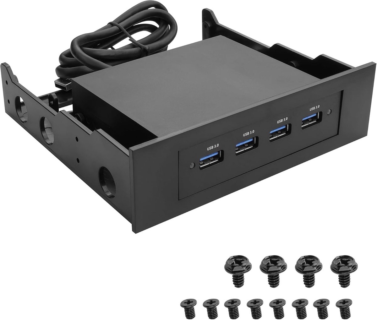 USB 3.0-hub met 3,5 inch harde schijf bay - 4-poorts hub - geïntegreerd ontwerp - snelle gegevensoverdracht - ShopVlot