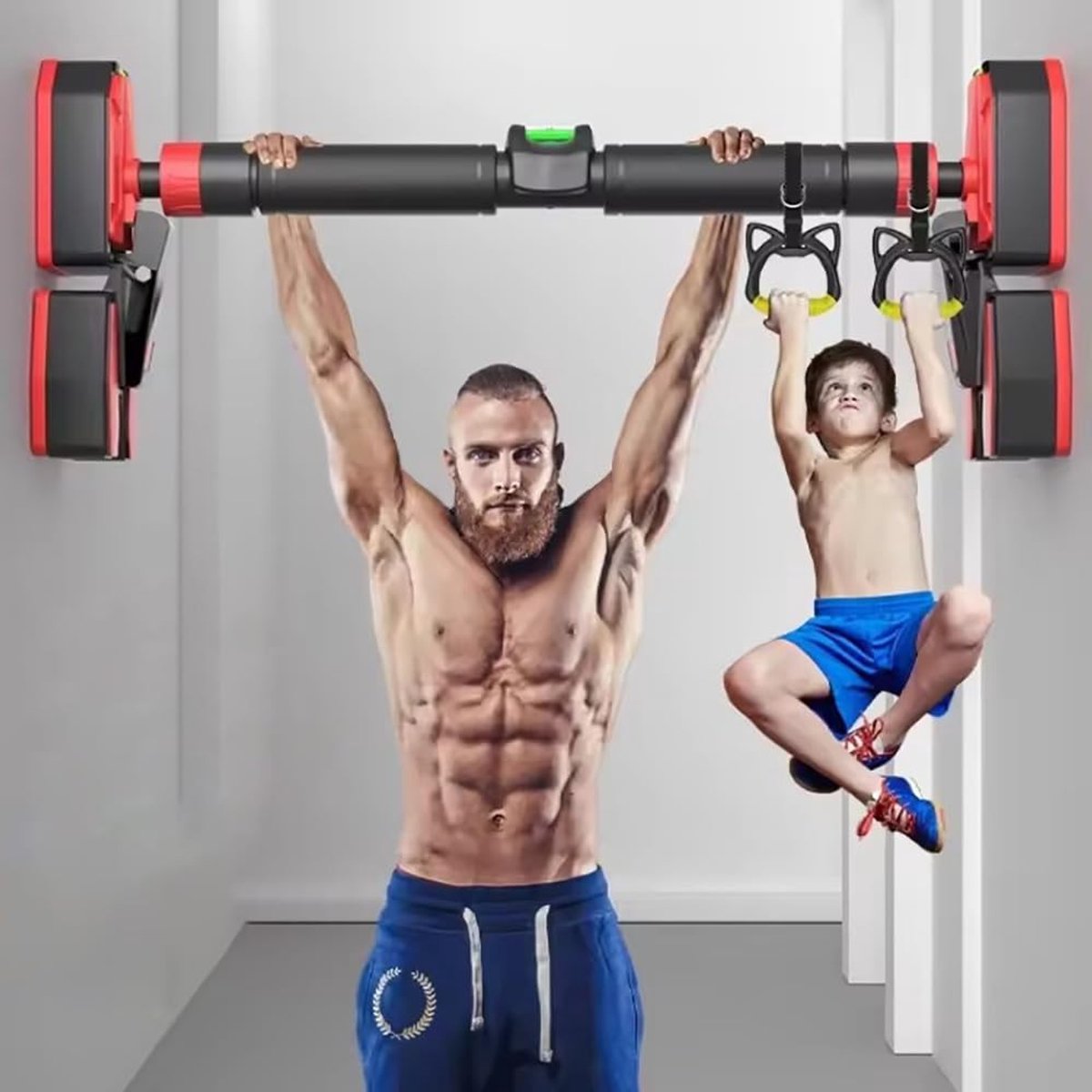 Solidchoice - Verstelbare Wandtrekbar voor Krachttraining