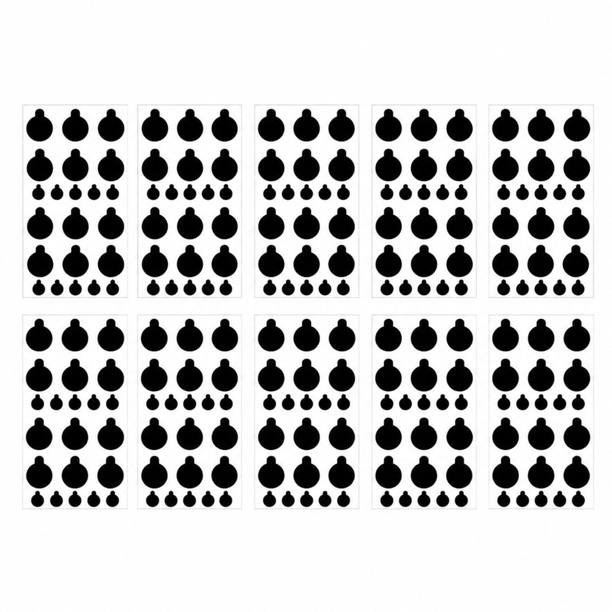 Solidchoice - Set van 10 Webcam Afdekking Stickers voor Privacy