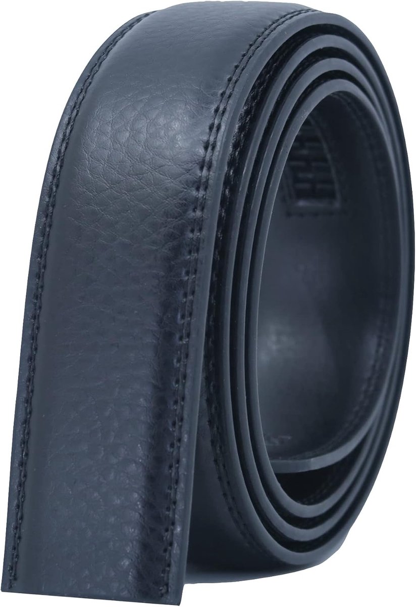 Automatische leren riem voor heren 35mm breed - zonder gaten - zonder gesp - perfect voor elke outfit - ShopVlot