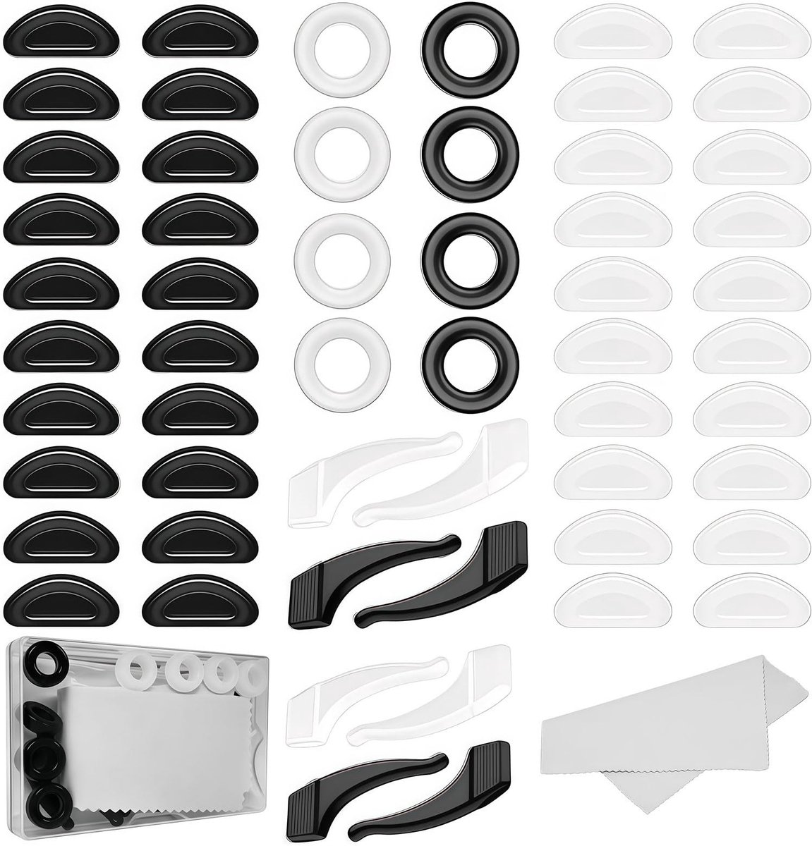 Solidchoice - Set van 40 Zelfklevende Neus Pads voor Smart Glasses