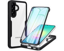 Phoona Beschermhoes voor Samsung Galaxy A27 5G met transparante displayfolie, 360 graden beschermhoes, volledige - ShopVlot