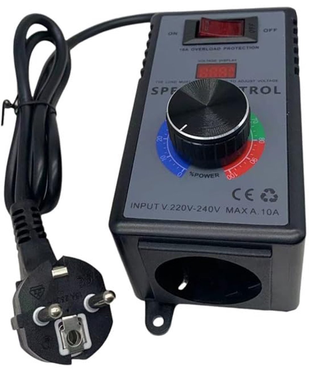 Speed regulator 230 V, voltage regulator, speed regulator motor for angle grinder, blowers, hand drills, circular - ShopVlot