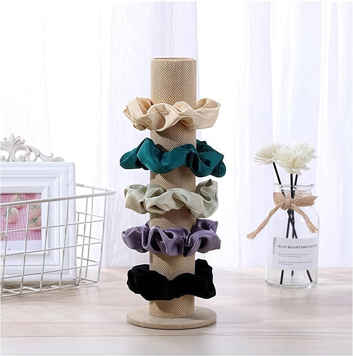 Vertical Bracelet Stand, Jewelry Headdress Bracelet Display Vertical Tower Jewelry Display (Yellow) - ShopVlot