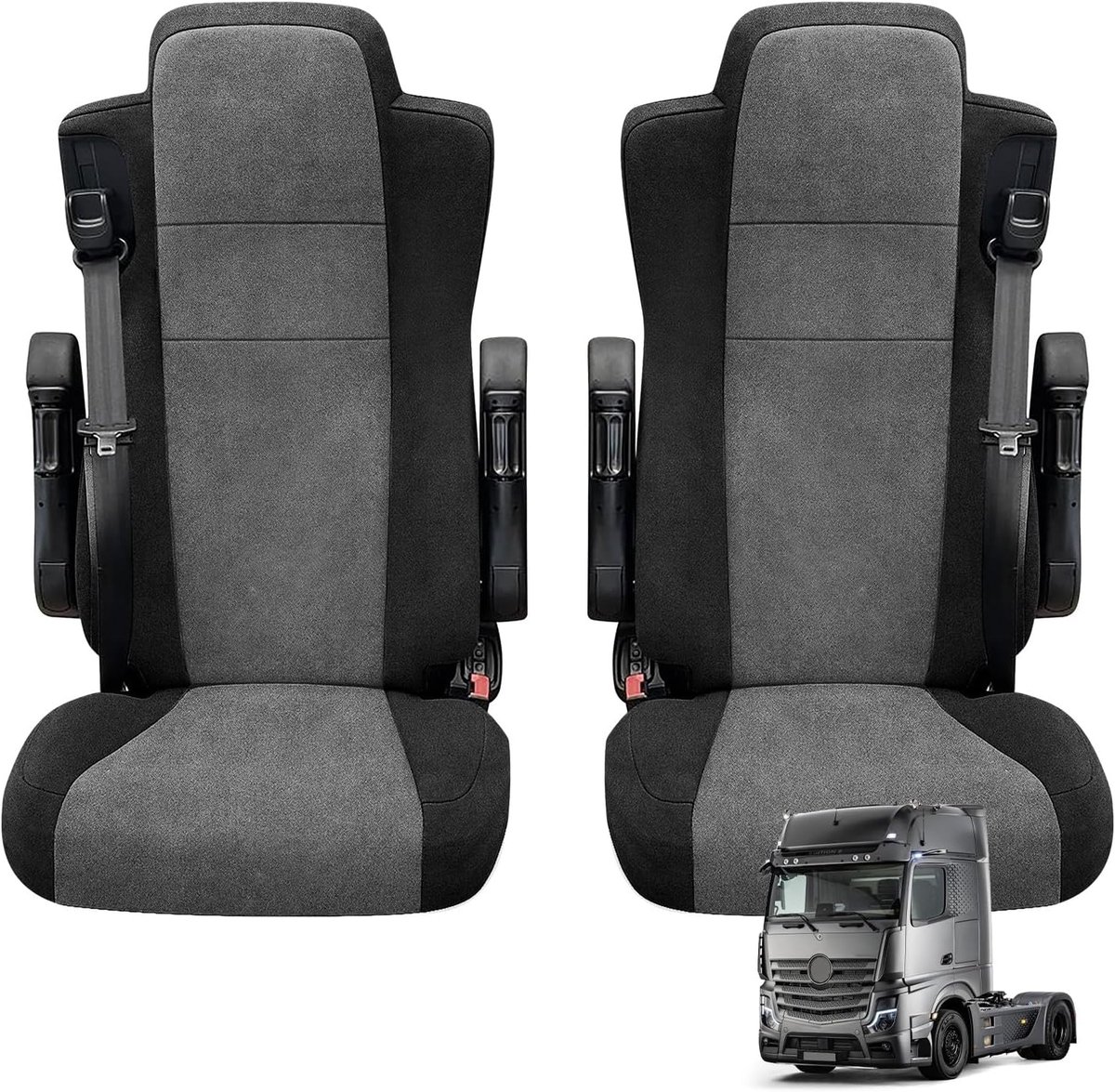 Car Seat Covers For Mercedes ACTROS MP4 MP5, Truck Seat Covers - ShopVlot