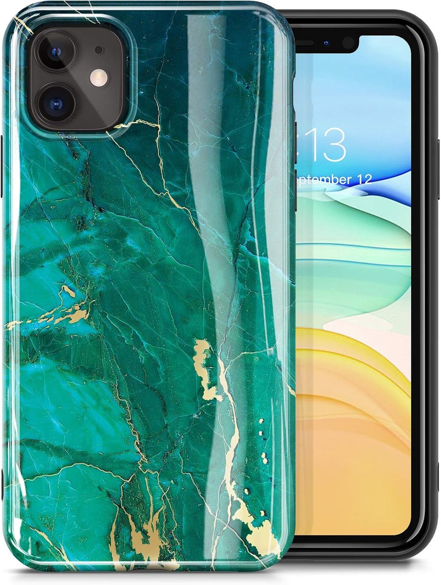 GVIEWIN Compatible with iPhone 14 Case 6.1 inch 2022, with Tempered Glass Screen Protector and Camera Lens Protector - ShopVlot
