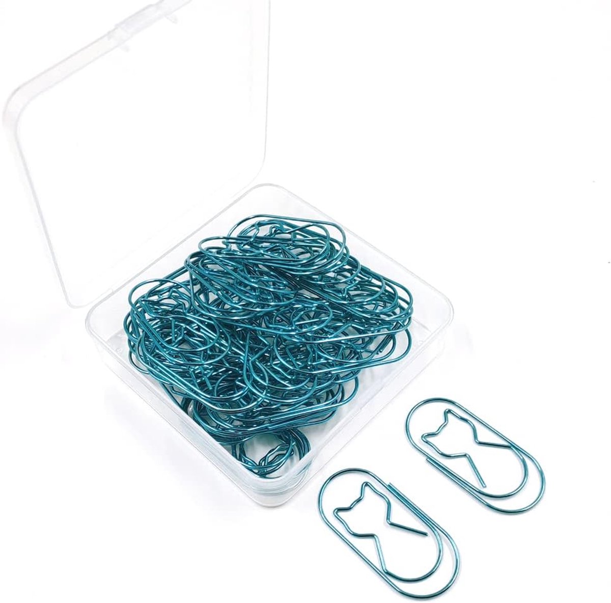 50Pcs Paper Clips, Cat Paper Clips, Office Supplies Bookmark Clips, Funny Paper Clips for Office School Home Desk - ShopVlot
