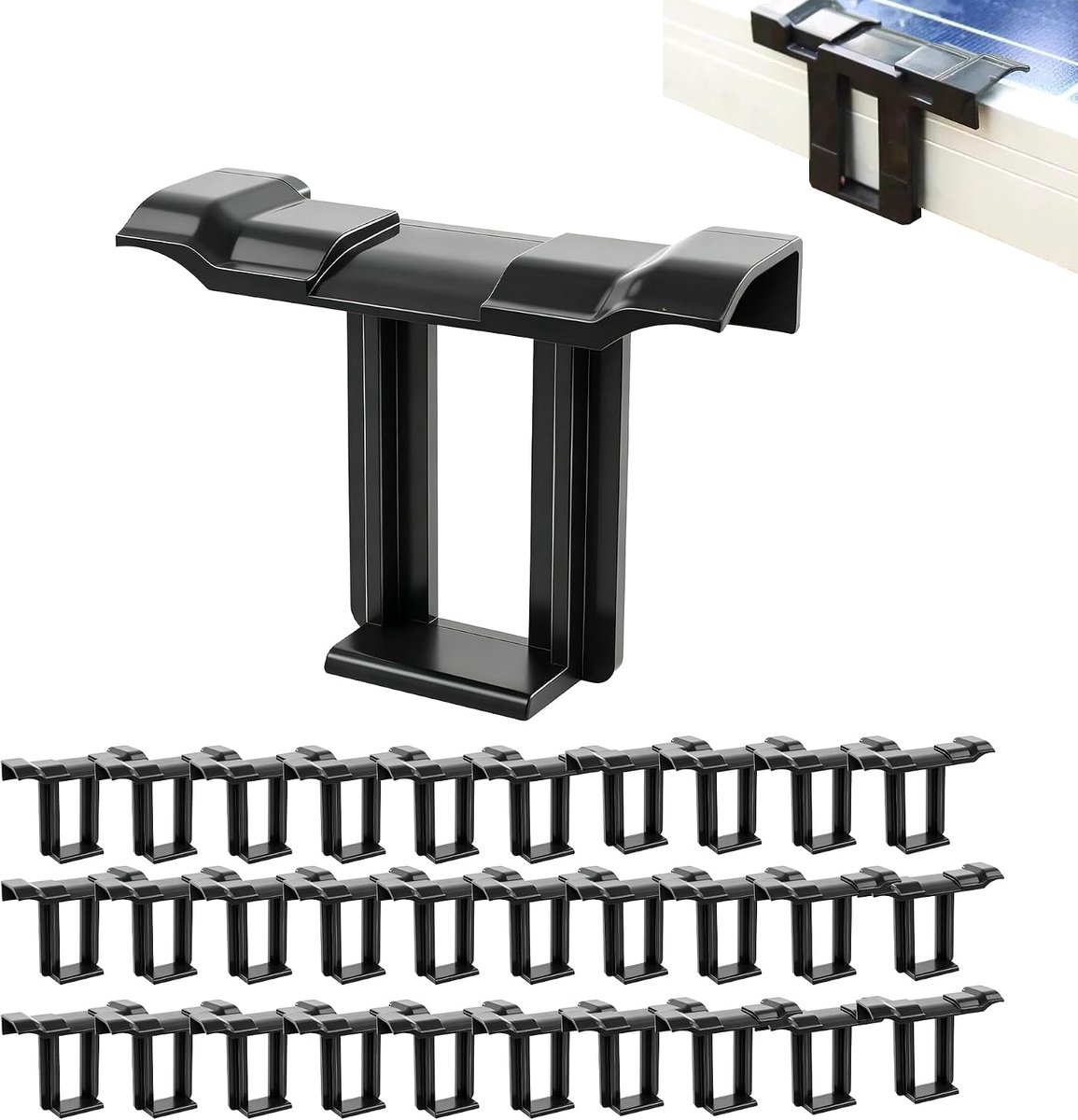 30 stuks zonnepaneel, waterafvoerclips, 30 mm, duurzame en robuuste waterafvoer, PV-modules, zonne-drainageclips - ShopVlot
