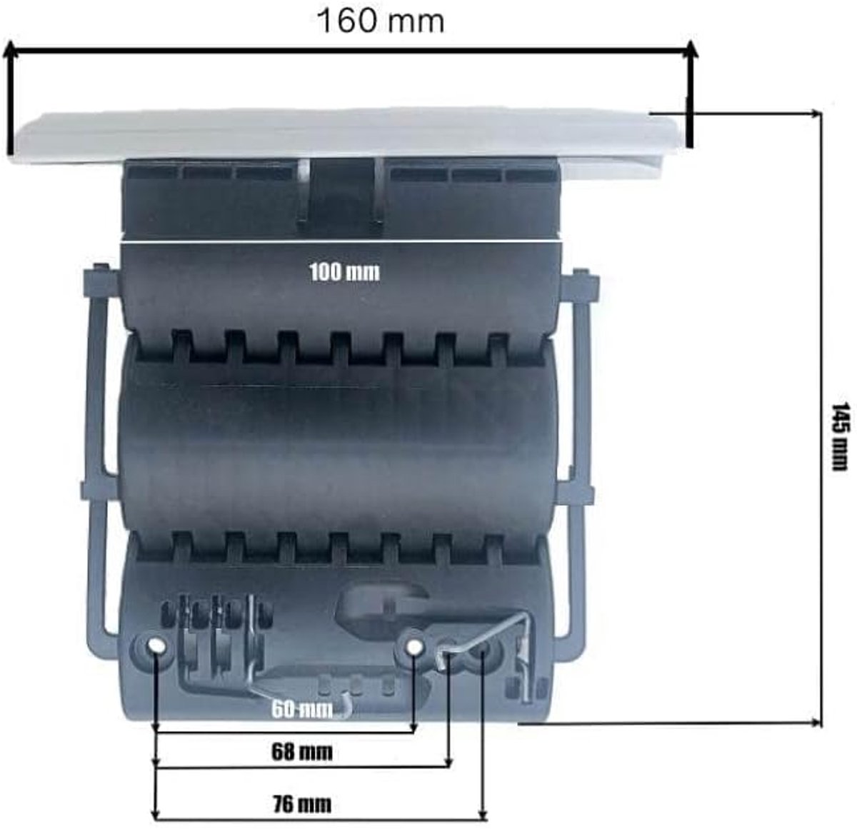 ZURFLUH-FELLER Set with 3 roller shutter attachments, safety lock, octagonal, 2 links, for octagonal axis … - ShopVlot