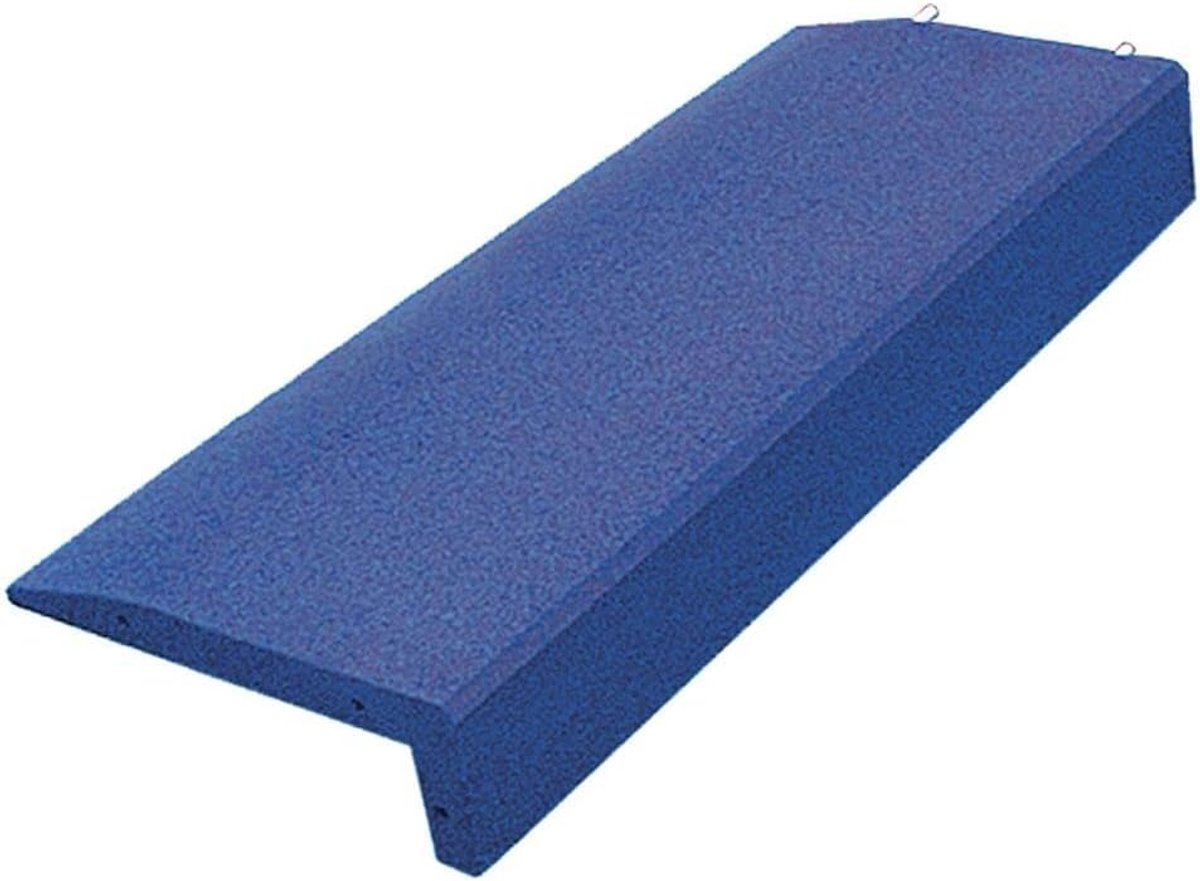 Rubber edge for playground and sandpit, L-shaped end edge (blue, L-shaped) - ShopVlot