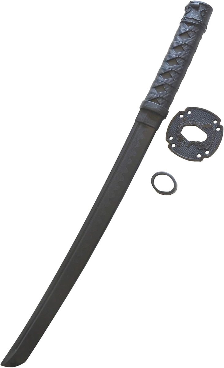 Wakizashi Japanese training sword made of polypropylene with Tsuba 60 cm - ShopVlot