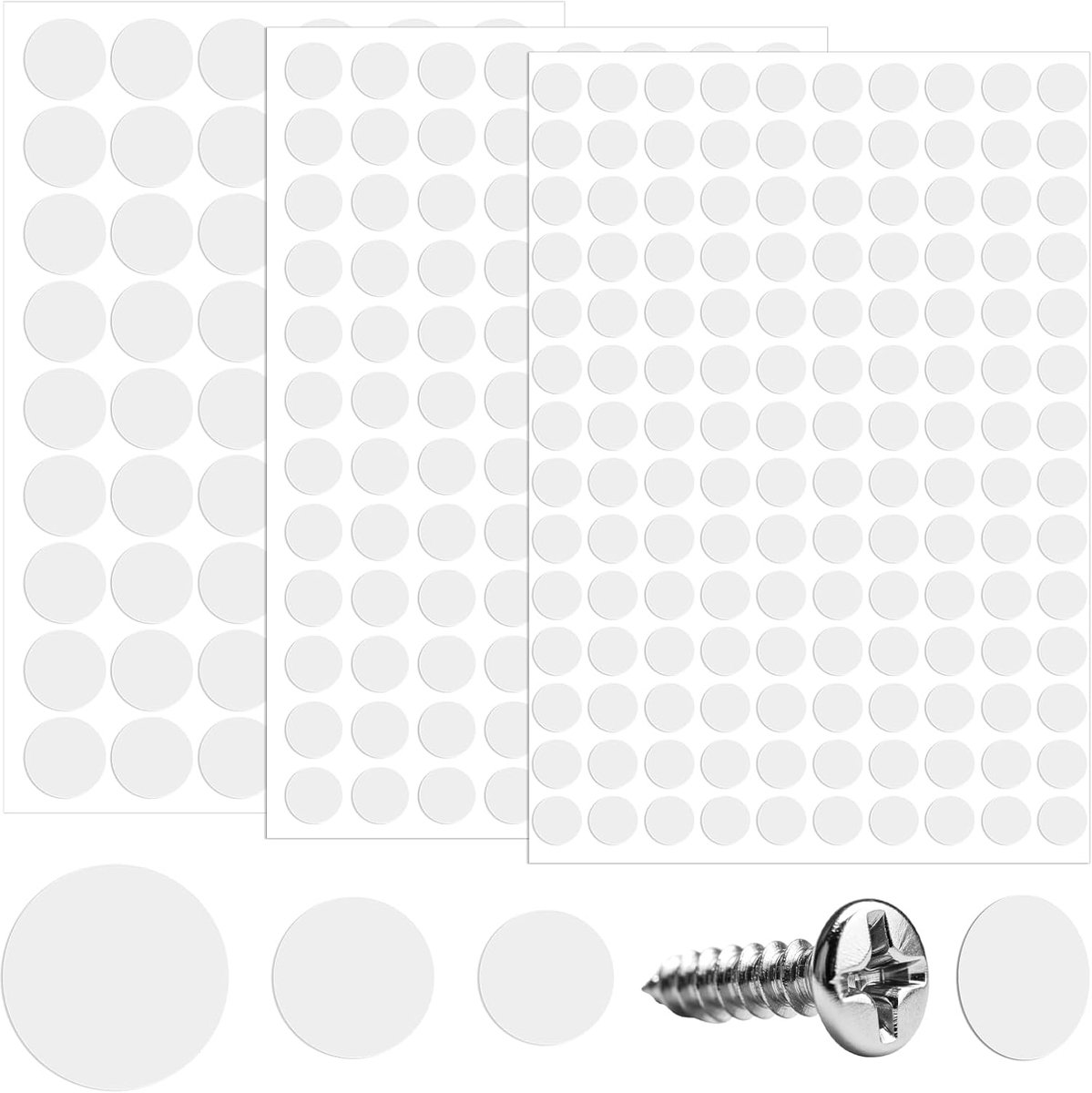 Schoefdop stickers 580 stuks - Zelfklevend - PVC materiaal - Ideaal voor meubels - ShopVlot