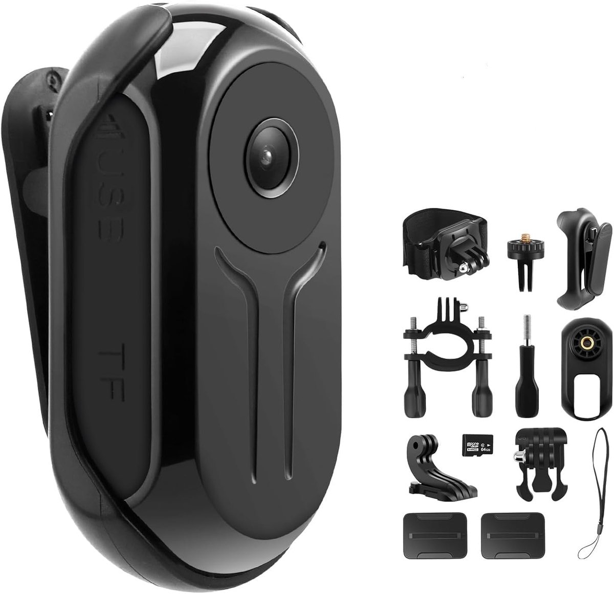body camera HD - compact en lichtgewicht - 1080p resolutie - ideaal voor beveiliging - ShopVlot