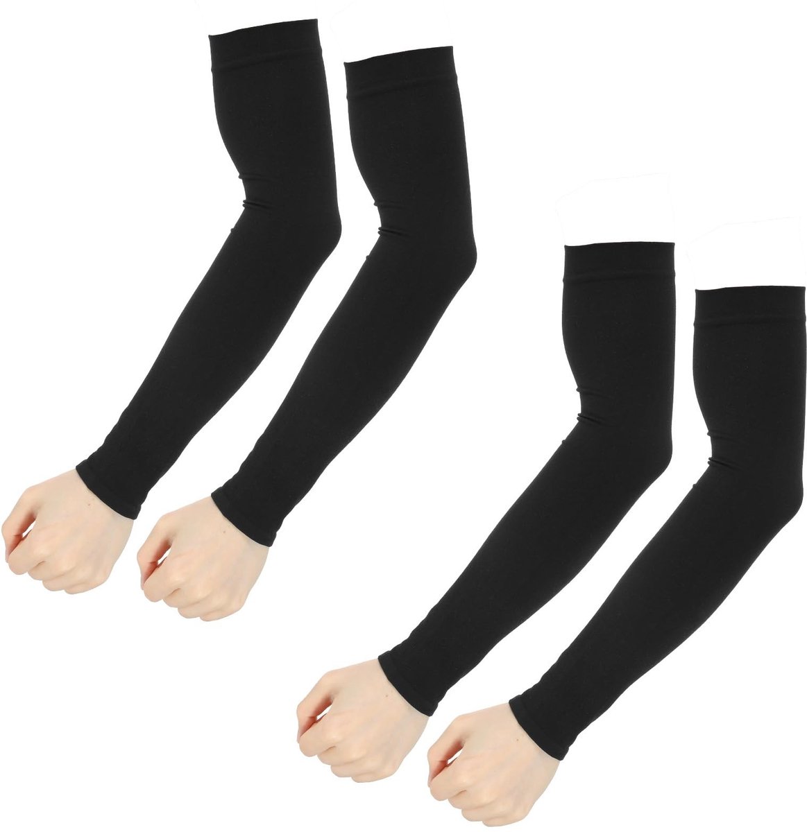Arm Sleeves voor Mannen en Vrouwen - UPF 50 UV Bescherming, Koeling en Compressie, Tattoo Bedekking voor Sportactiviteiten