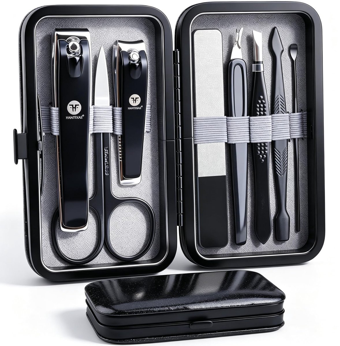 Solidchoice - 8-delige Manicure en Pedicure Set in Leren Etui