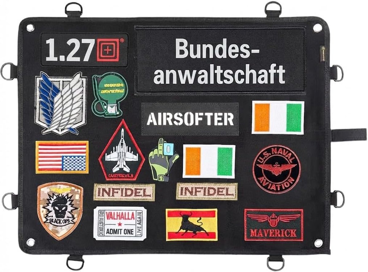 Velcro Patches 60 x 45 cm - Zachte Velcro Tape - Met oogjes - Eenvoudig te gebruiken - ShopVlot