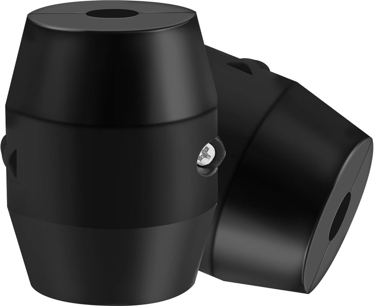 Hose Weight 2 Stuks - Zwart - Hoogwaardige kunststof met ijzersand - Stabiliseert tuinslangen en kranen - ShopVlot
