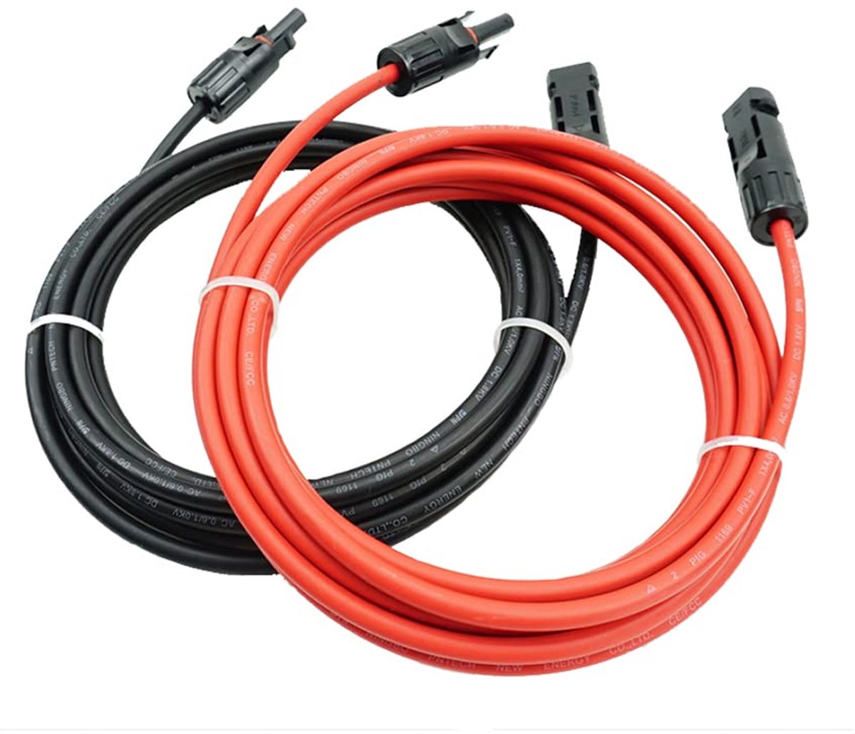Verlengkabel solar - 6mm² met gemonteerde plug - UV-bestendig en hittebestendig - Ideaal voor zonnepanelen - ShopVlot