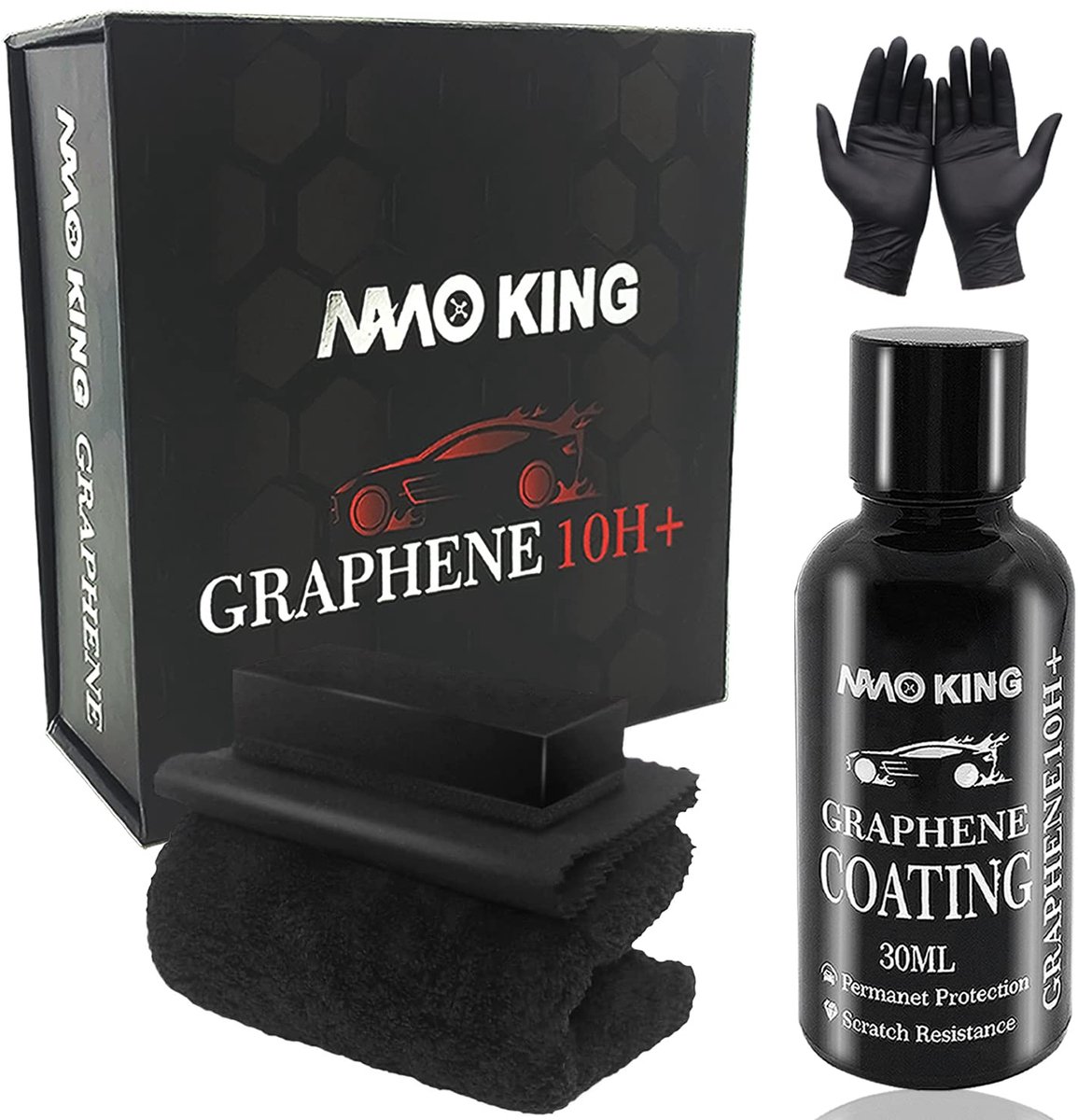 Car Ceramic Coating 10H Ceramic Seal for Car Nano Graphene, Car Paint Seal, Super Hydrophobic High Gloss - ShopVlot