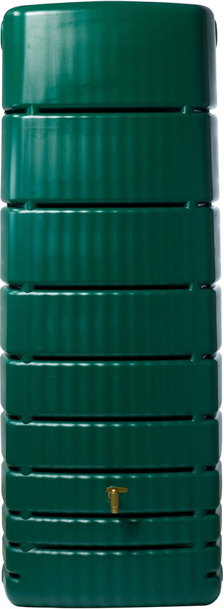 4rain SLIM wandtank 650 L donkergroen
