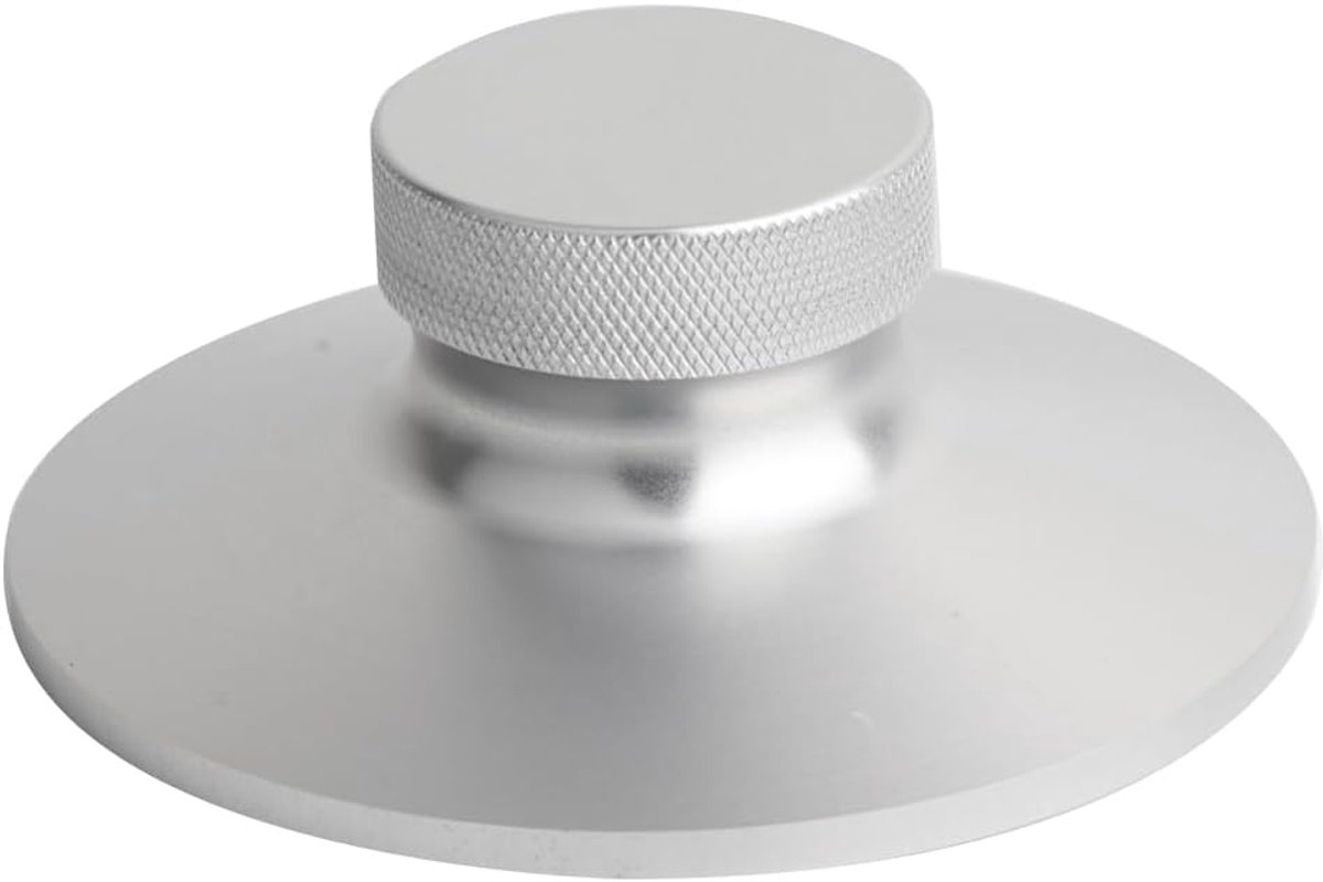 Platenspeler Gewichtsklem - Stabilisator Vinyl - Muziek Luisteren - Trillingsdempend Ontwerp - 120 Gram - Zilver
