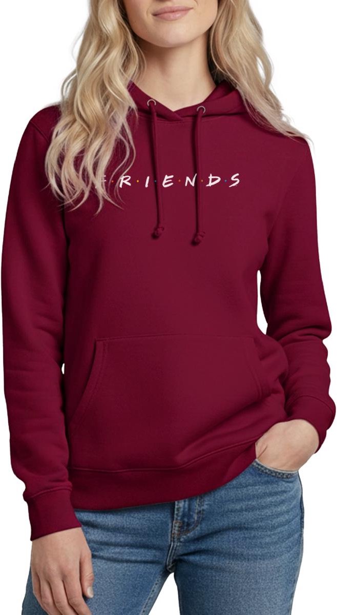 Friends Logo Wit Hoodie Dames