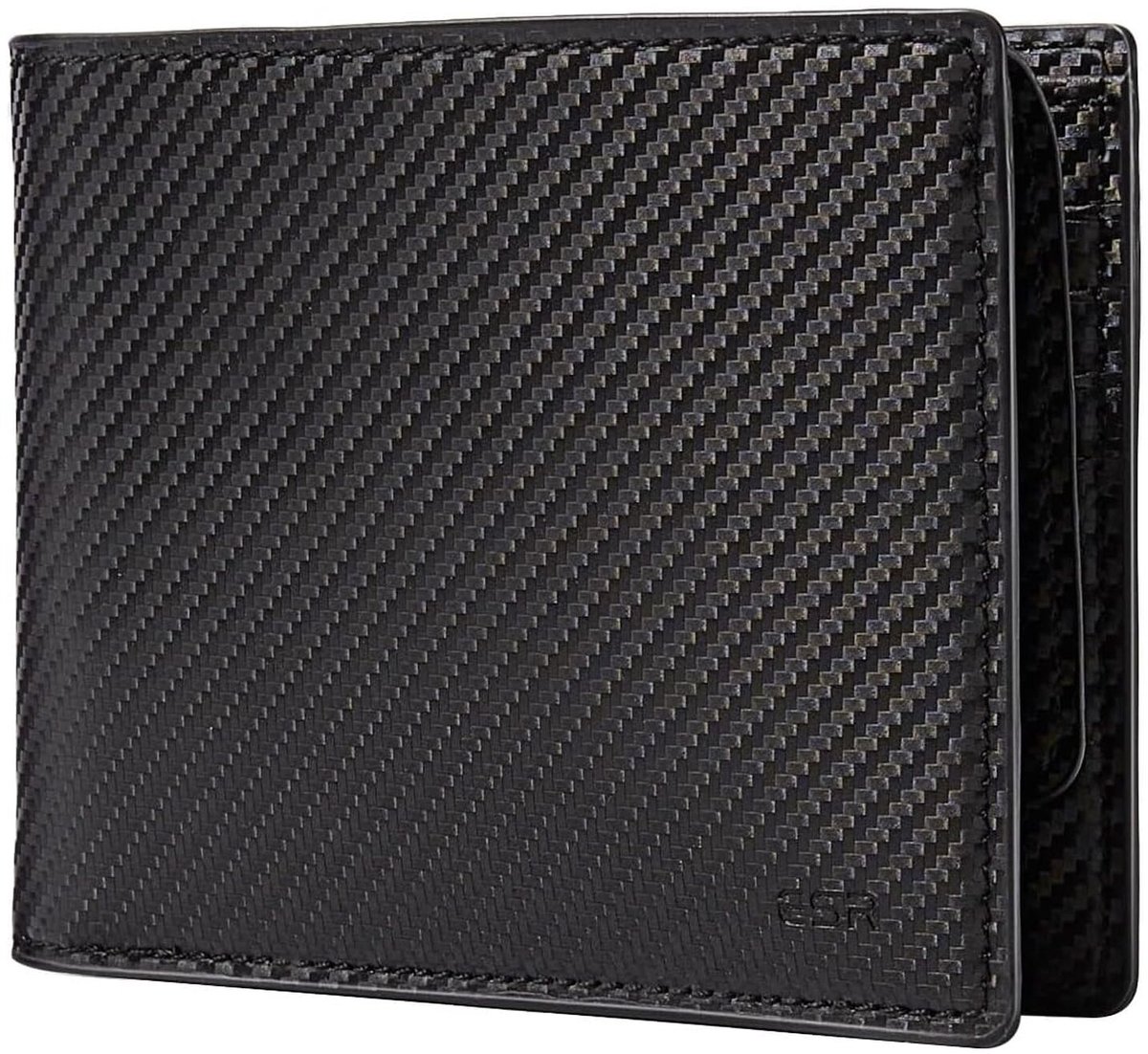 ESR Classic Geo Wallet | Portemonnee voor 7 pasjes en Briefgeld | met Zoek Mijn-App | Carbon Fiber