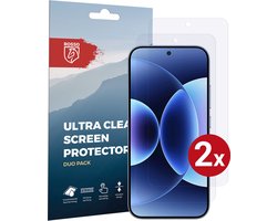 Rosso Screen Protector Geschikt voor Xiaomi 17 Ultra | Ultra Clear Duo Pack | TPU Folie | Case Friendly Beschermfolie | 2 Stuks