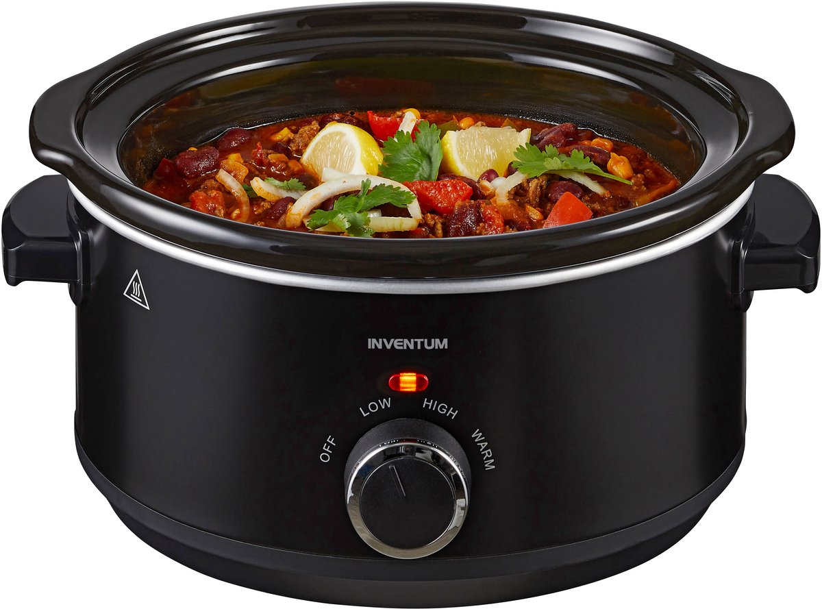 Inventum SC350B Slowcooker - 3,5 L - Warmhoudfunctie - Keramische Binnenpan - PFAS-vrij - Zwart – foto 6