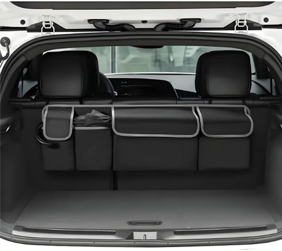 Kofferbak Organizer - Autotas Opbergtas - Auto Organiseren - Waterdicht Oxford Stof - N.v.t. - Zwart