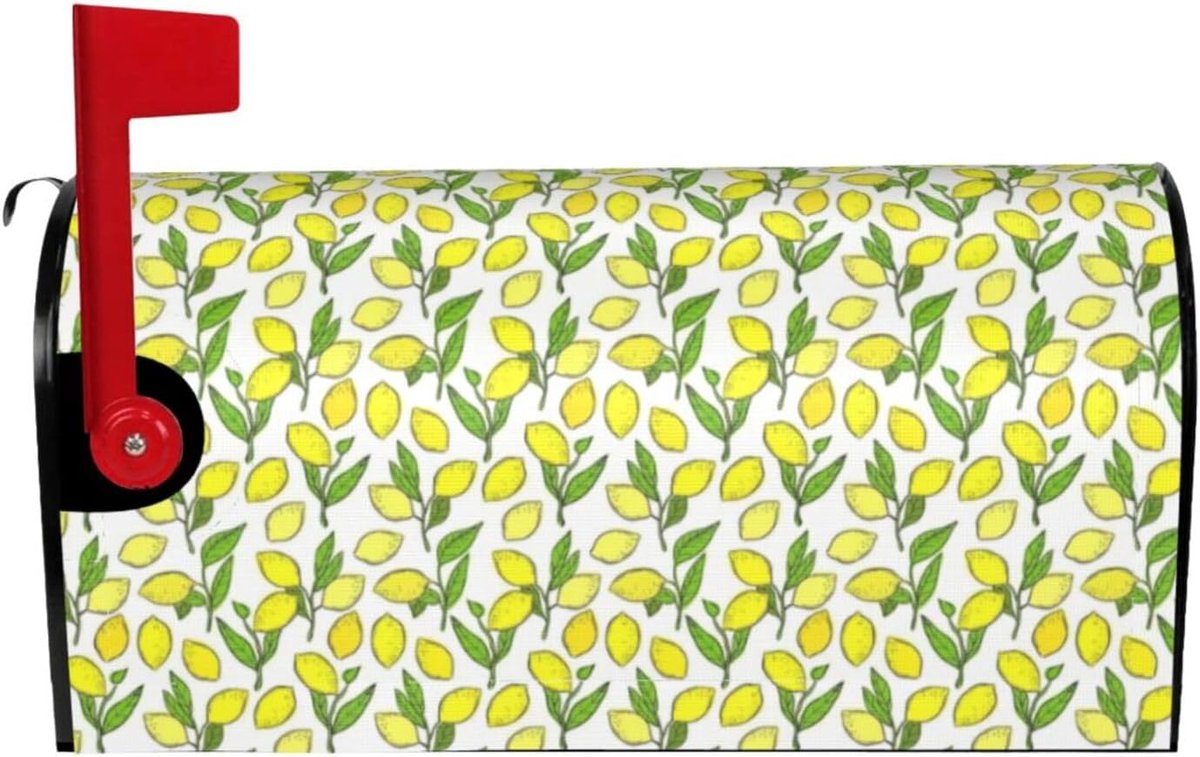 Brievenbus Decoratie - Brievenbushoes - Buiten Decoratie - Magnetische Bevestiging - 53 x 46 cm - Zwart