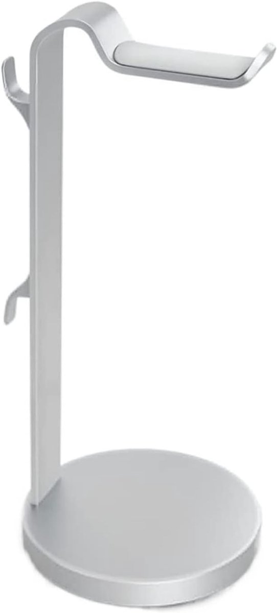 Hoofdtelefoon standaard - Ophangrek display - Bureau organiseren - Aluminium constructie - 12 cm hoog - Roze