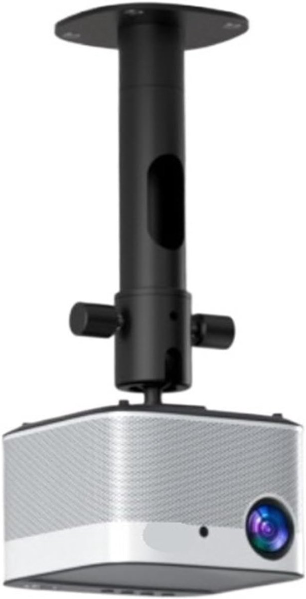 Projector Bevestiging - Plafondmuur Beugel - Film Kijken - Flexibele Hoek Verstelling - 20.5cm - Zwart