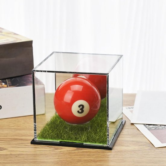 Golfbal Vitrine - Gedenkdoos Opbergdoos - Golfballen Tonen - Transparant Acryl - 12 x 12 x 11 cm - Transparant — afbeelding 3