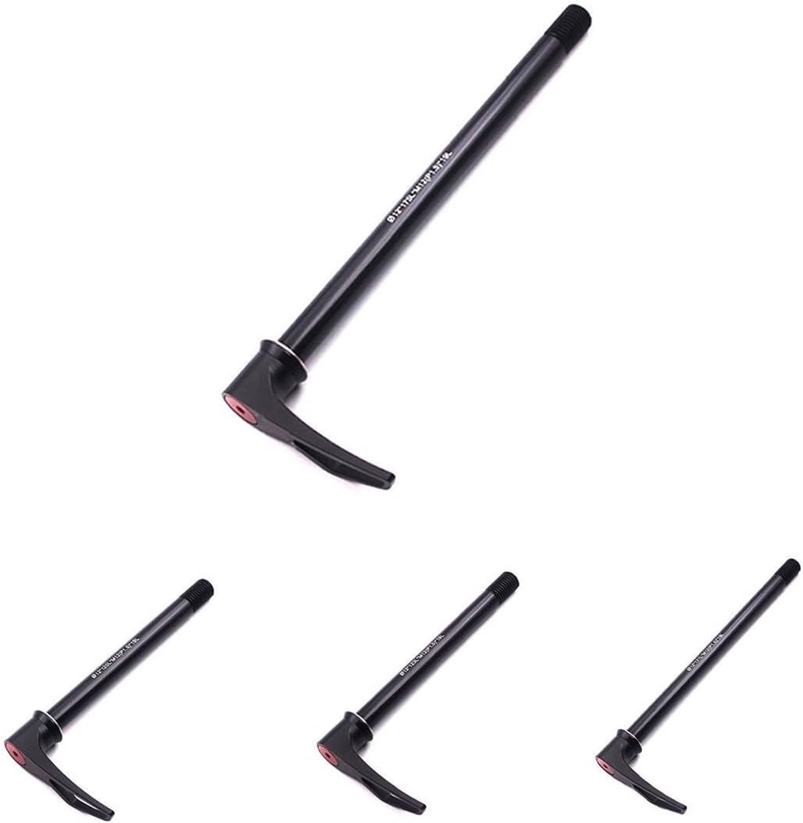 Racefiets Steekas - Fietsas Achterframe - Wielmontage Fiets - Lichtgewicht Aluminium - 12mm - Zwart