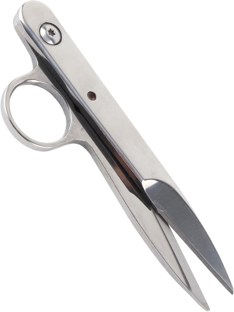 Draadknipper Roestvrij Staal - Schaar Snijder - Stof Garen Knippen - Ergonomisch Gespontwerp - 12 cm - null