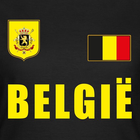 T-shirt Belgique Football Diables Rouges Femme