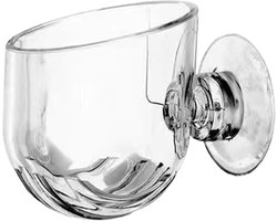 Voerbak Aquarium - Voerring Vis - Vissen Voeren - Zwevende Kom - 40 x 35 x 40 mm - Transparant