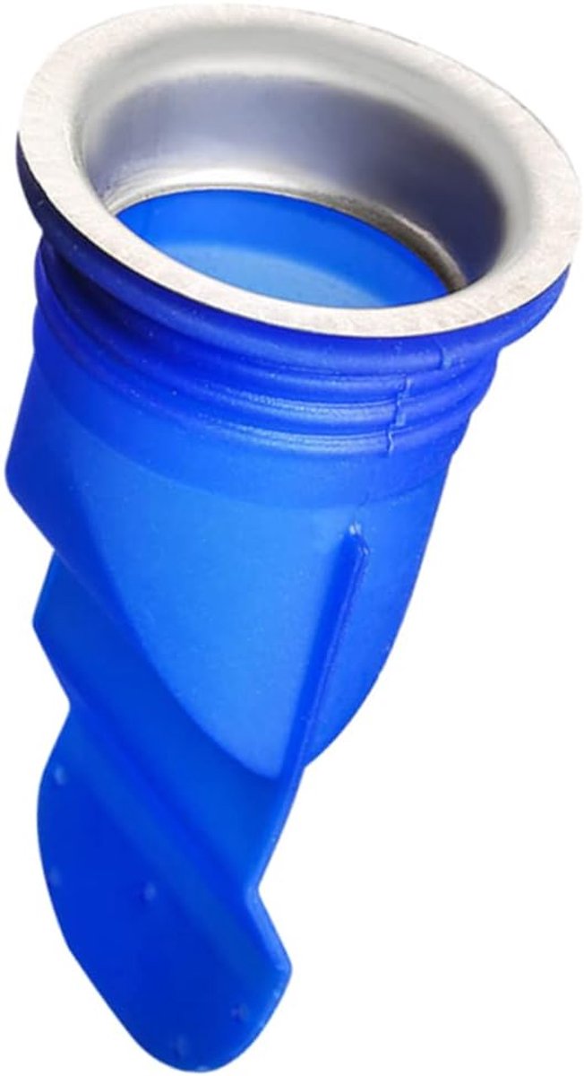Afvoerplug - Lekvrije afdichting - Wateroverlast voorkomen - Terugslagklep - 9.2X5CM - Blauw