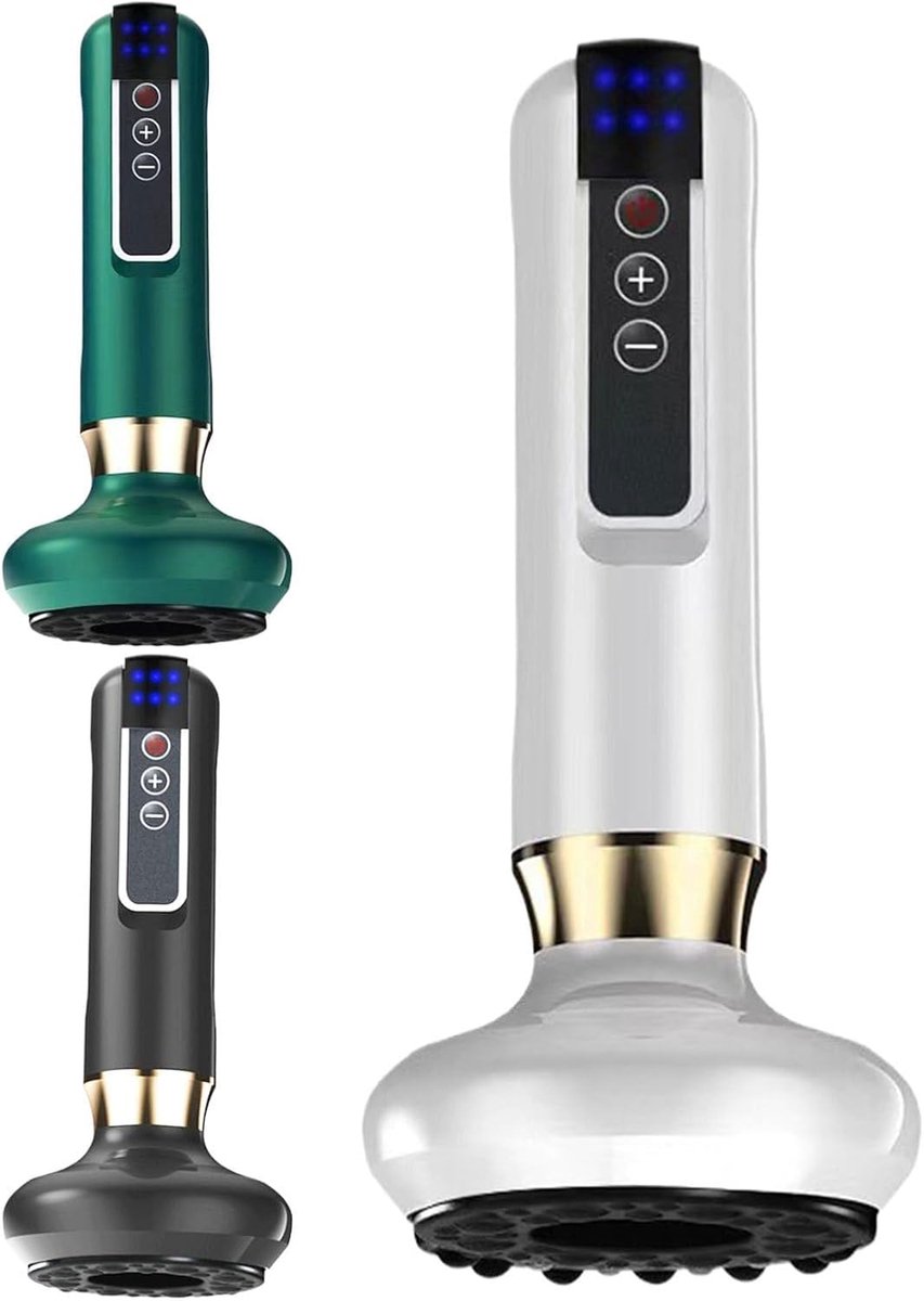 Anti-cellulietmassager - Huidverstrakker - Lichaamsvorming - Verstelbare intensiteit - 24.7 x 13.4 cm - Wit
