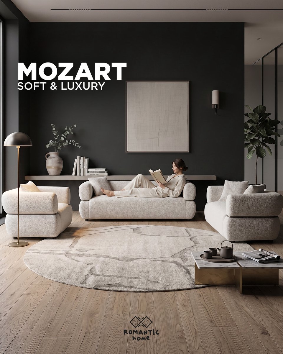 BSS Bedding Mozart Bankstel - Bankstel 3+2+1 Crème - 3 Zitsbank, 2 Zitsbank, Fauteuil - Stoffen Zitbankset - Luxe Woonkamerbank